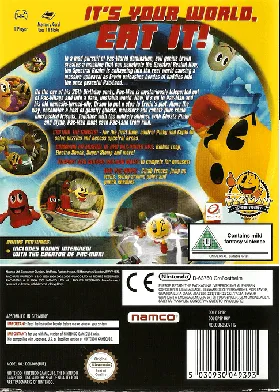 Pac-Man World 3 box cover back